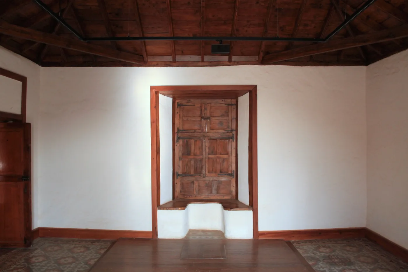 A detail of the Casa de los Coroneles, La Oliva