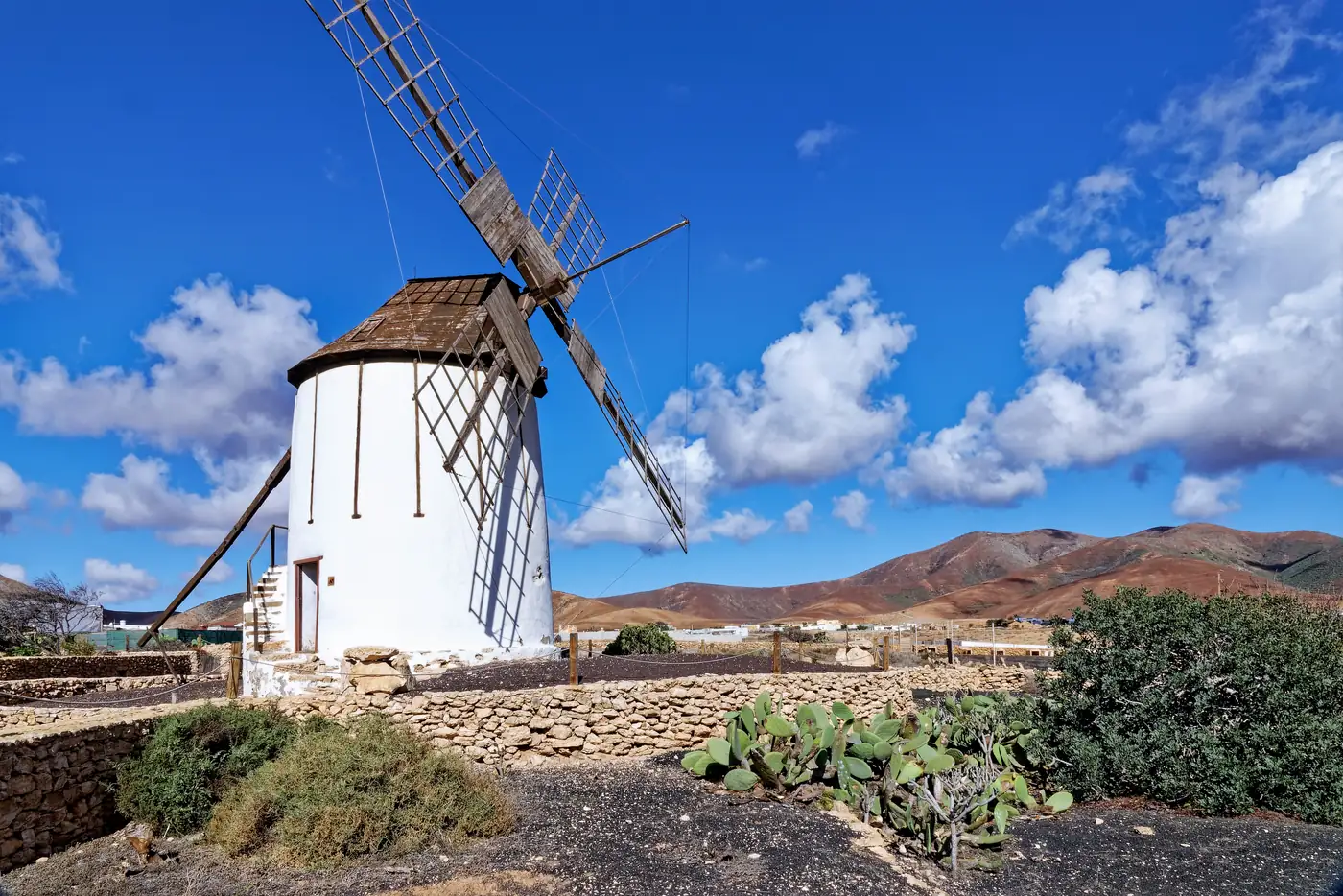 The restored windmill of Tiscamanita