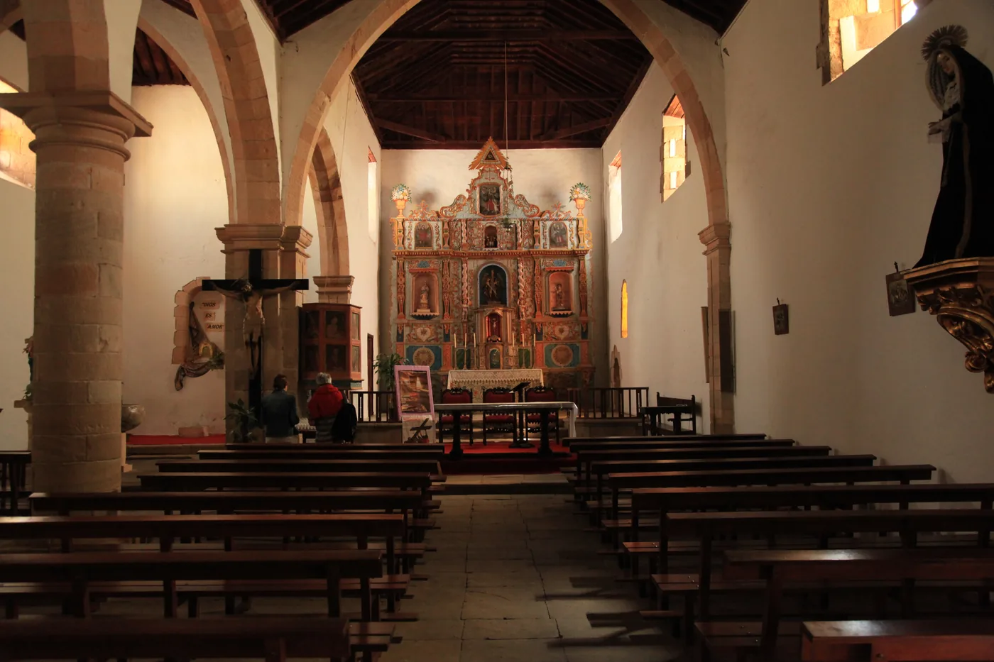 Inside the church of San Miguel Arcángel, Tuineje