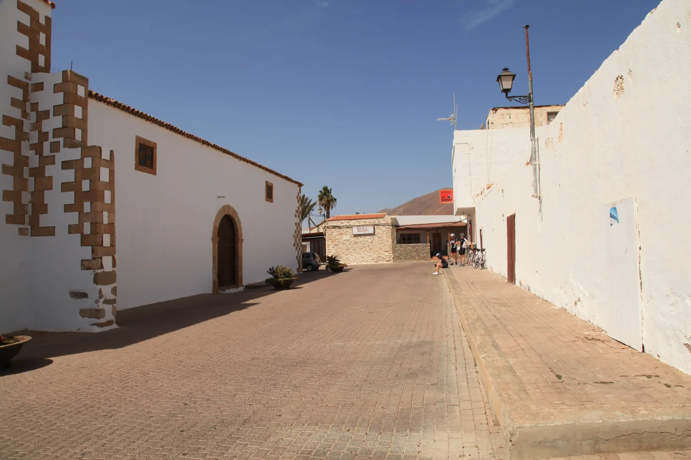 The church of San Miguel Arcángel in Tuineje, on Calle 13 de Octubre, Fuerteventura.
